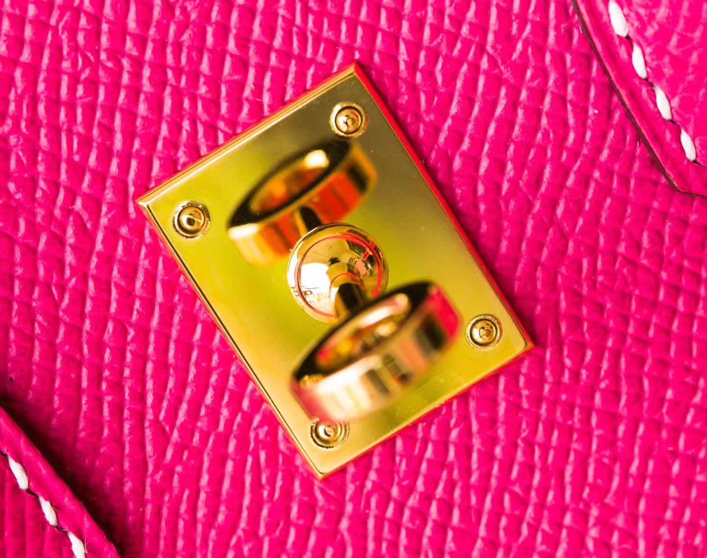 爱马仕Birkin包包尺寸 Hermes E5糖果粉Epsom牛皮铂金包25cm 金扣