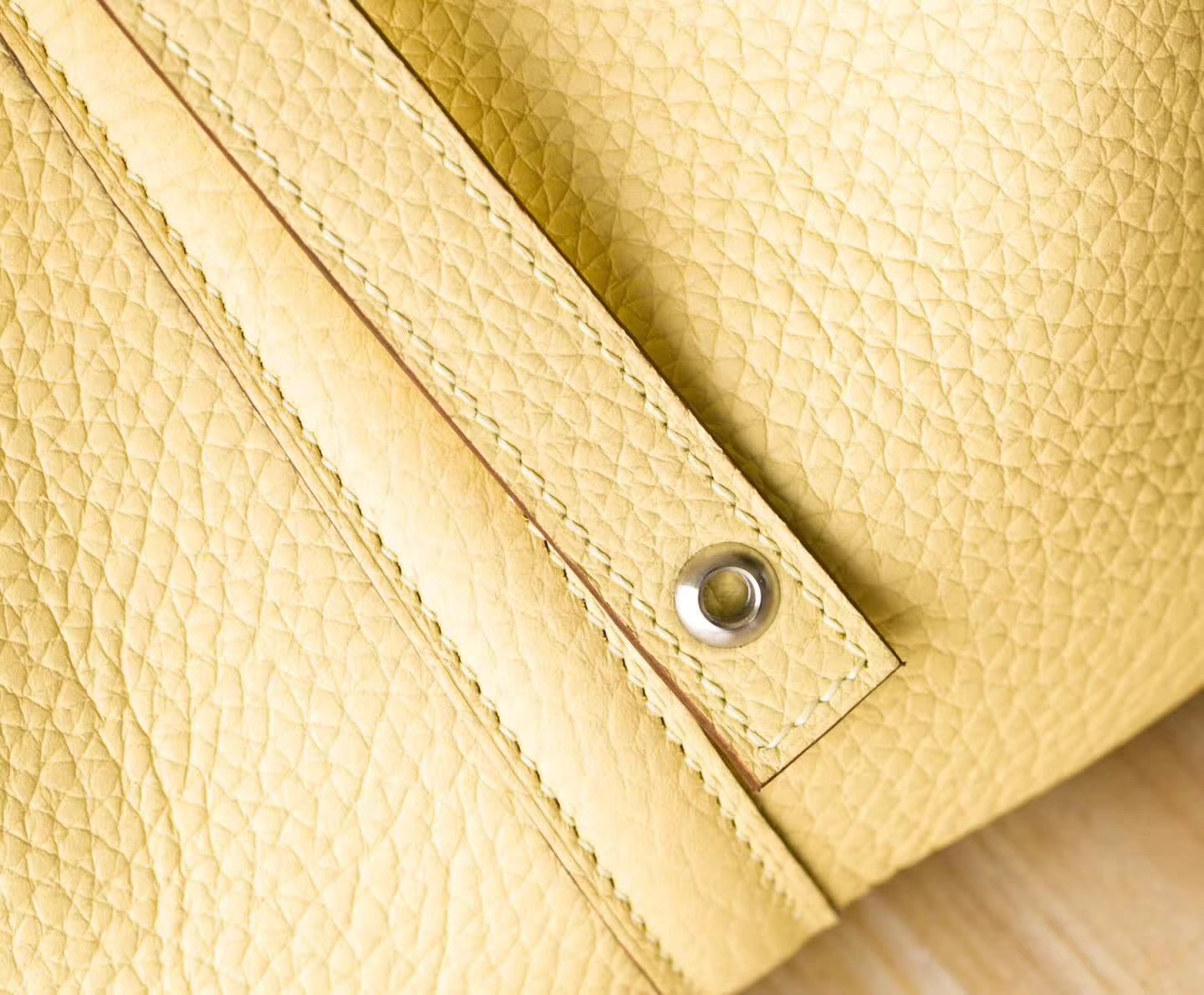Hermes Picotin 22cm 爱马仕1Z小鸡黄原厂TC牛皮菜篮子包水桶包 银扣