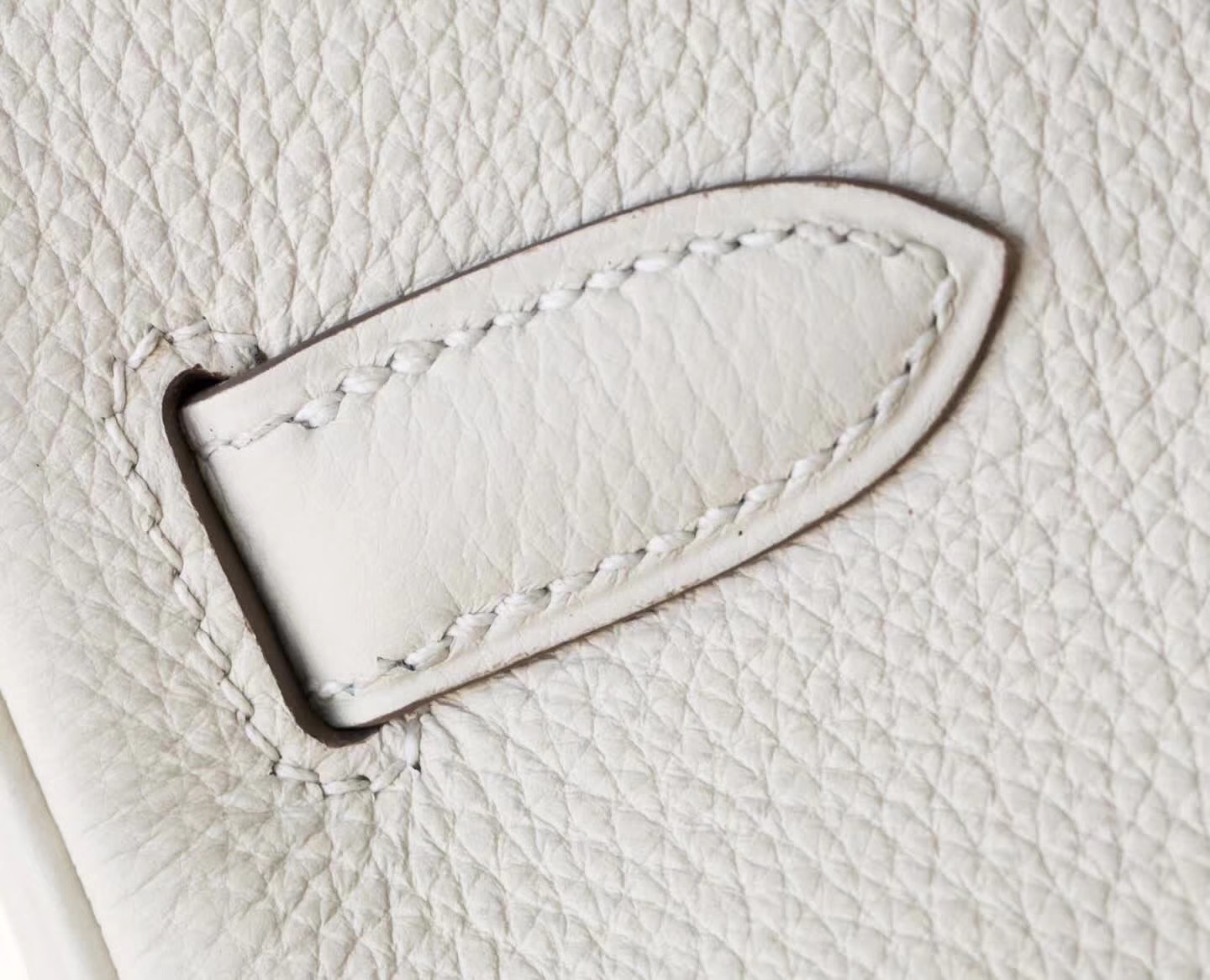 爱马仕铂金包价格 Hermes 3C羊毛白Togo牛皮Birkin女包30cm 金扣