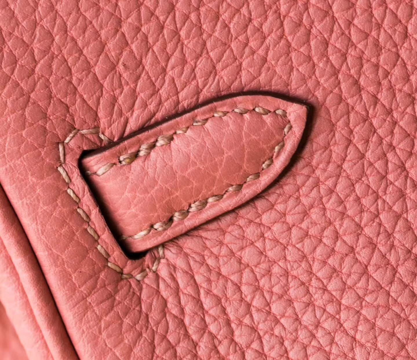 Hermes女包货源 爱马仕奶茶色顶级Togo牛皮铂金包Birkin25cm 金扣