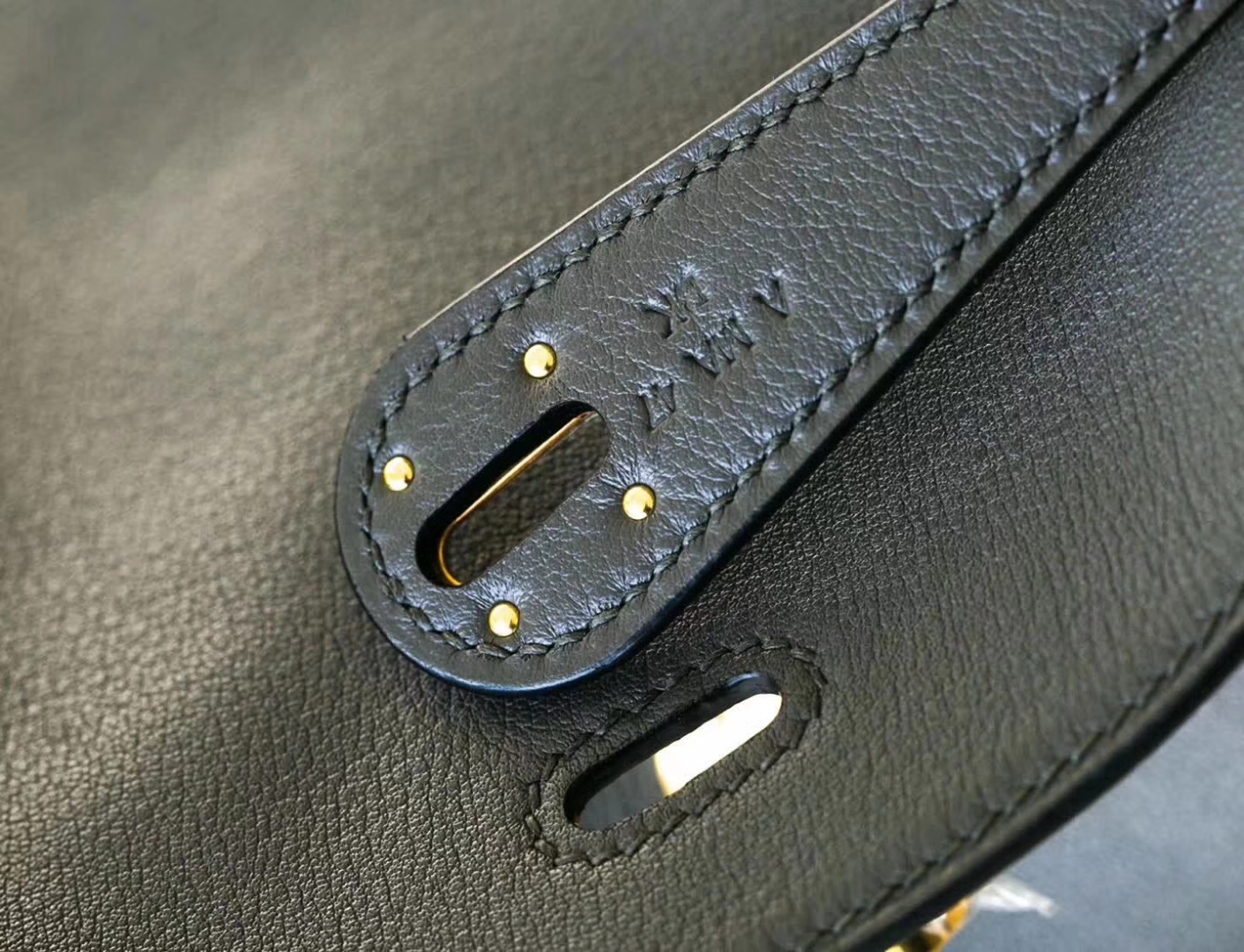 爱马仕Lindy女包 Hermes 88石墨灰原厂御用Swift牛皮琳迪包26CM 金扣