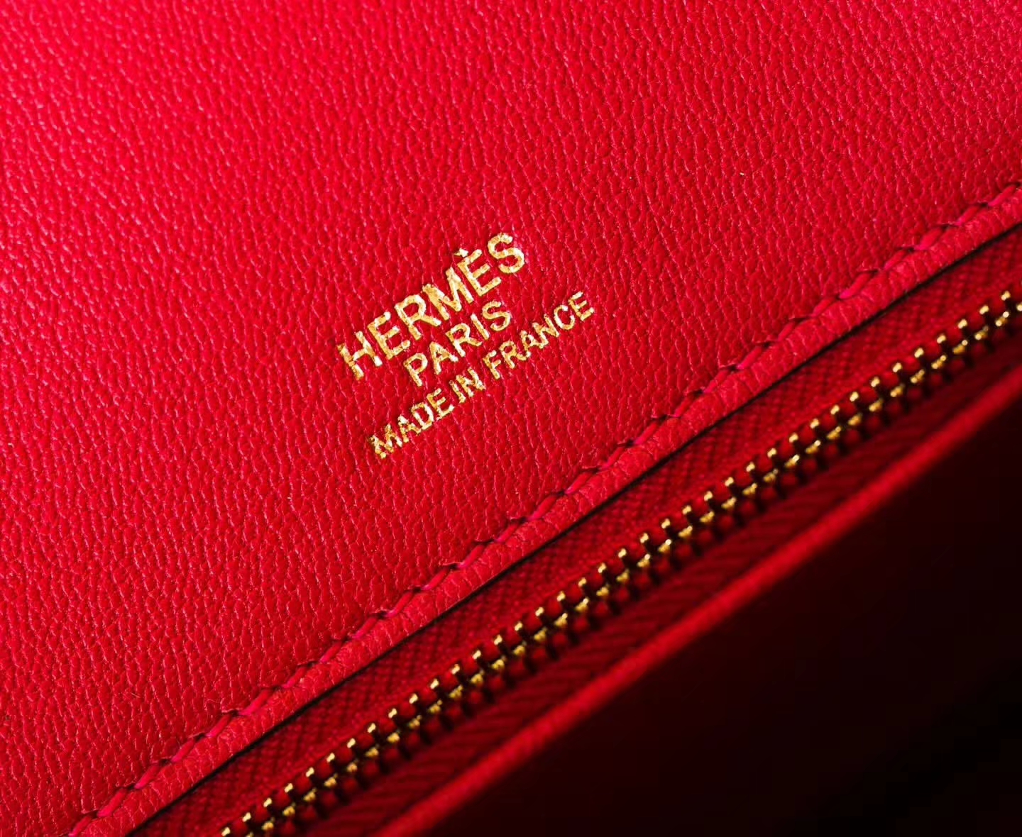 爱马仕蕾丝款铂金包 Hermes Birkin30CM S5蕃茄红拼深咖啡色鸵鸟皮 金扣