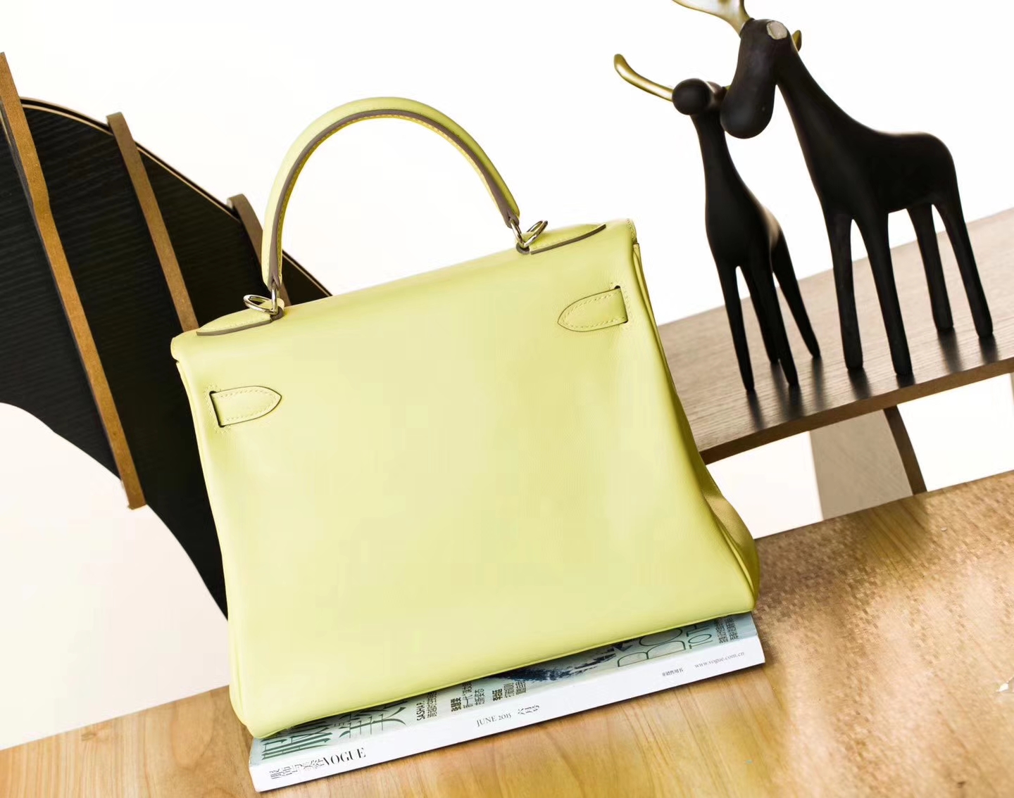 爱马仕Kelly女包 Hermes 1Z小鸡黄顶级Swift牛皮凯莉包28CM 银扣