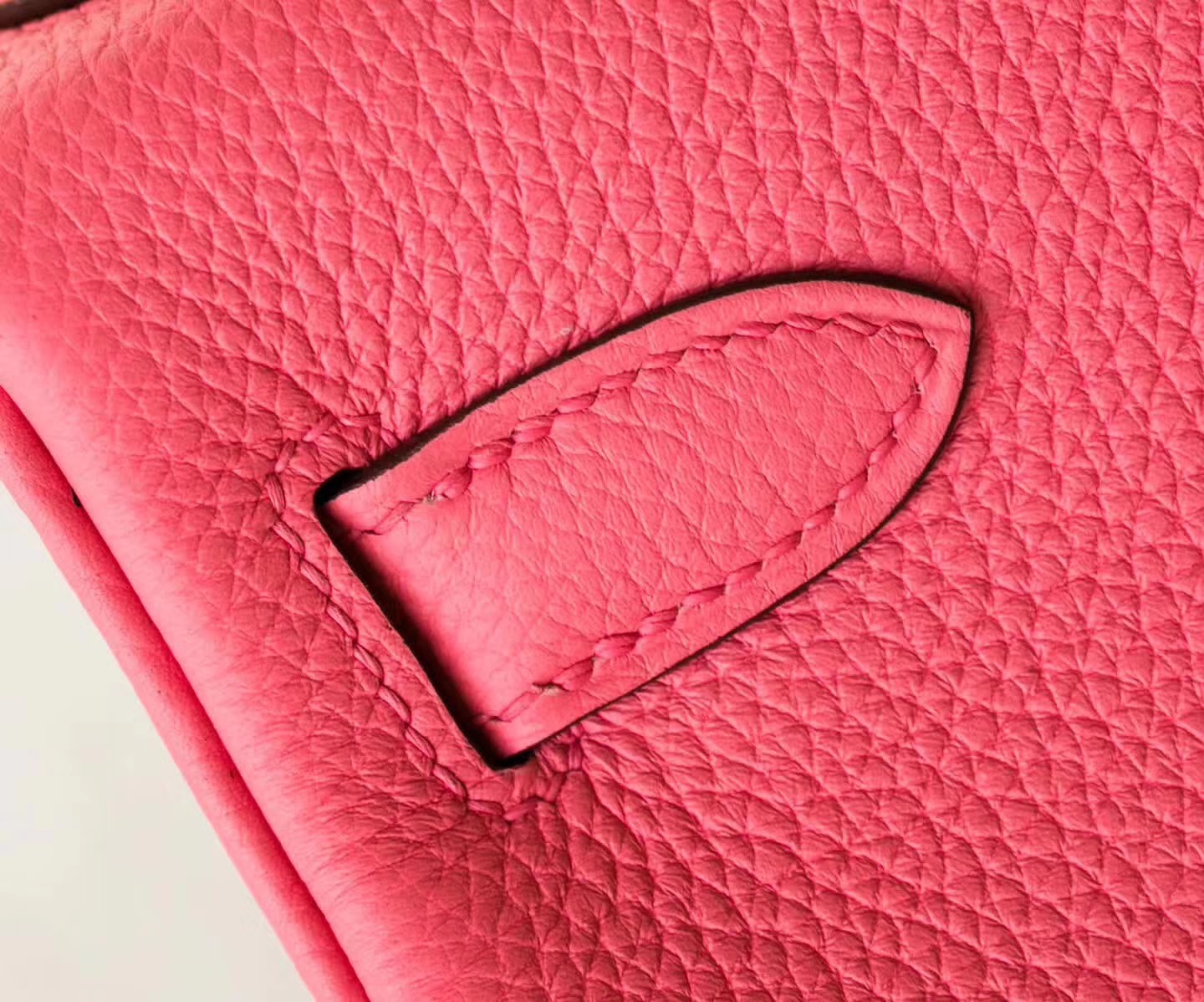 Hermes Kelly28CM 爱马仕8W糖果粉顶级Togo牛皮凯莉包 银扣