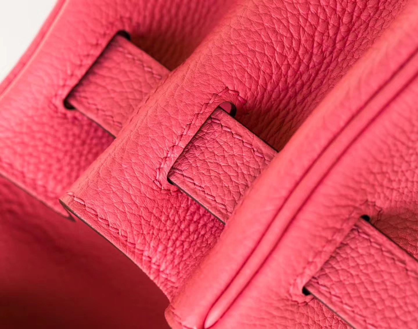 Hermes Kelly28CM 爱马仕8W糖果粉顶级Togo牛皮凯莉包 银扣