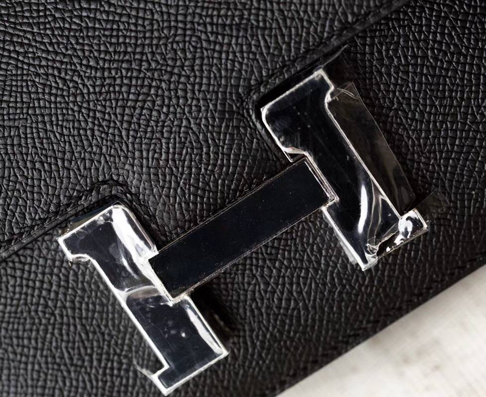 Hermes Constance24CM 爱马仕原厂Epsom牛皮康斯坦空姐包 珐琅扣