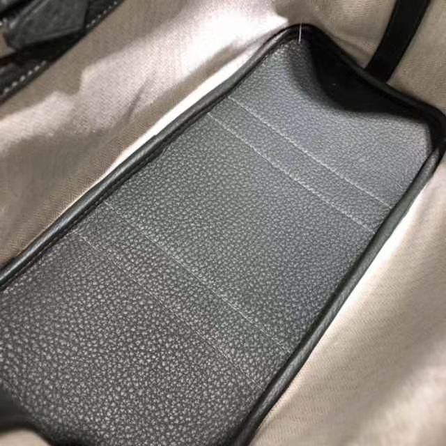 Hermes包包官网 爱马仕Togo小牛皮Garden Party Bags花园包30CM 墨绿色