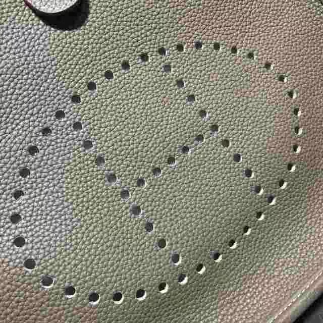 爱马仕包包官网 Hermes Evelyne大象灰Togo牛皮伊芙林包单肩斜挎包28cm