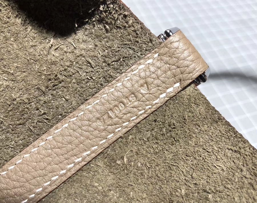 Hermes Picotin水桶包 爱马仕大象灰Clemence牛皮菜篮子包18cm 银扣