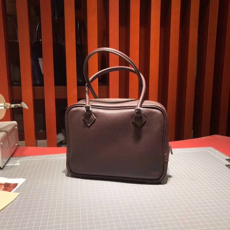 Hermes Mini Plume 爱马仕顶级Swift牛皮小号维多利亚包手提女包