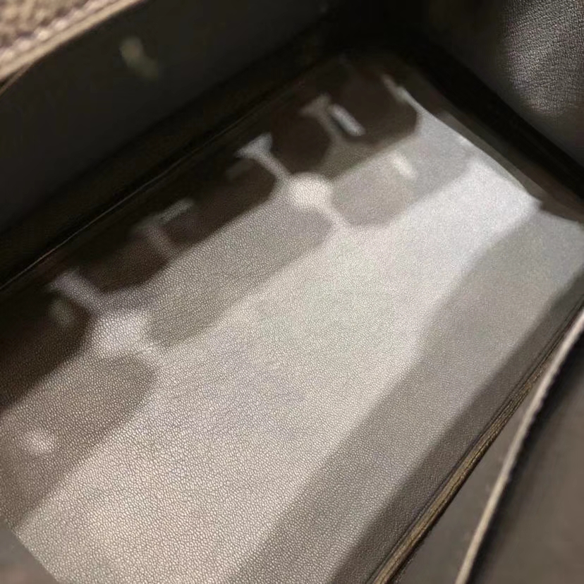 Hermes Birkin35CM 爱马仕89黑色法国小牛皮铂金包 金扣