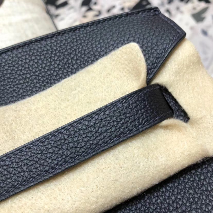 Hermes Birkin35CM 爱马仕89黑色法国小牛皮铂金包 金扣
