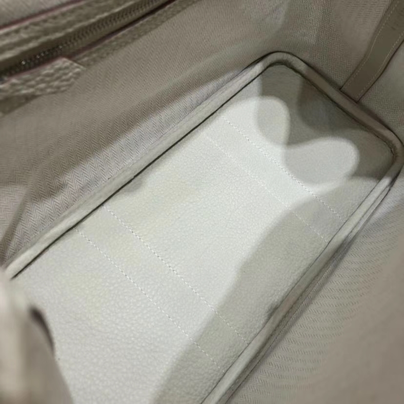 Hermes Garden Party Bags 爱马仕珍珠灰法国小牛皮花园包手提女包
