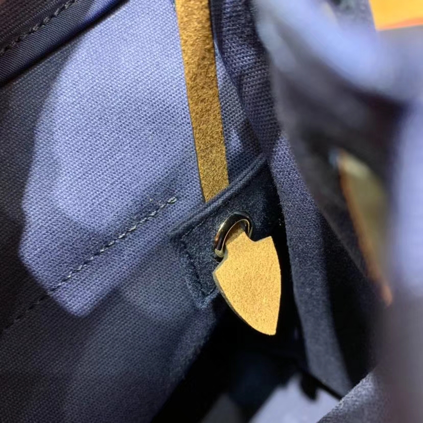 爱马仕新款包包 Hermes Herbag31CM 马鞍皮拼帆布宝石蓝手提单肩斜挎包
