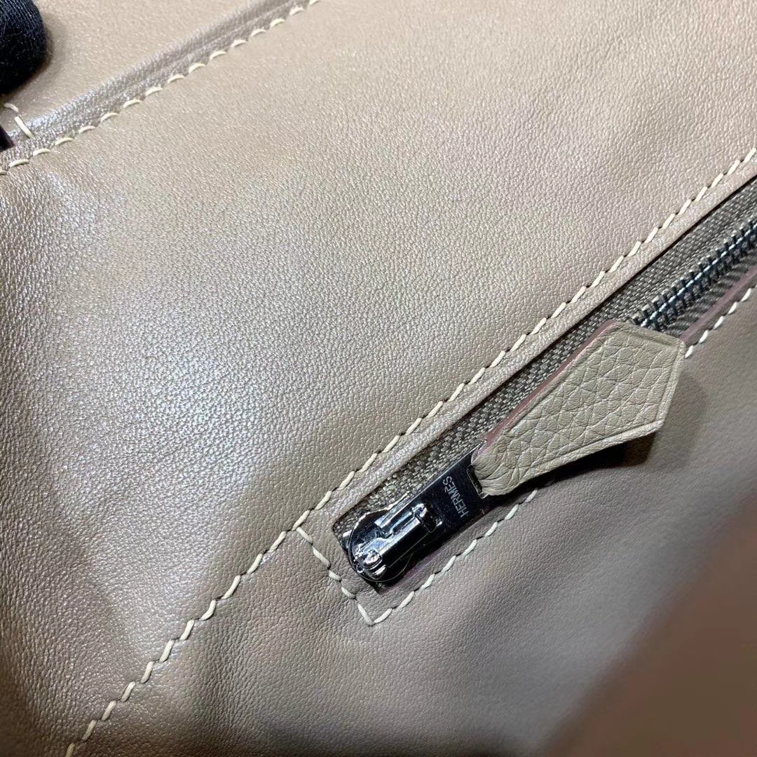 Hermes Kelly24-24 爱马仕新款凯莉包 大象灰Togo牛皮 银扣