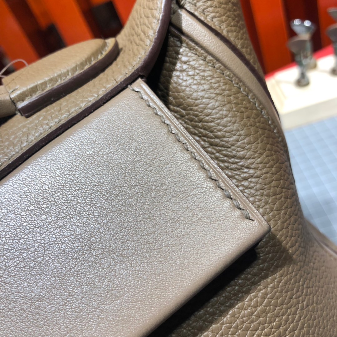 爱马仕包包价格 Hermes 24-24Kelly深大象灰进口Togo小牛皮凯莉包29CM 金扣