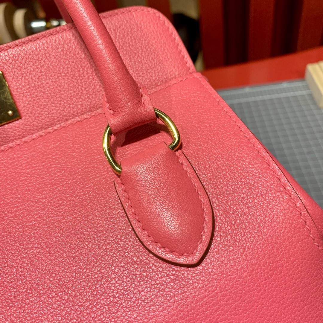 爱马仕Toolbox包包20CM Hermes唇膏粉法国Evercolor牛皮盒子包手提包