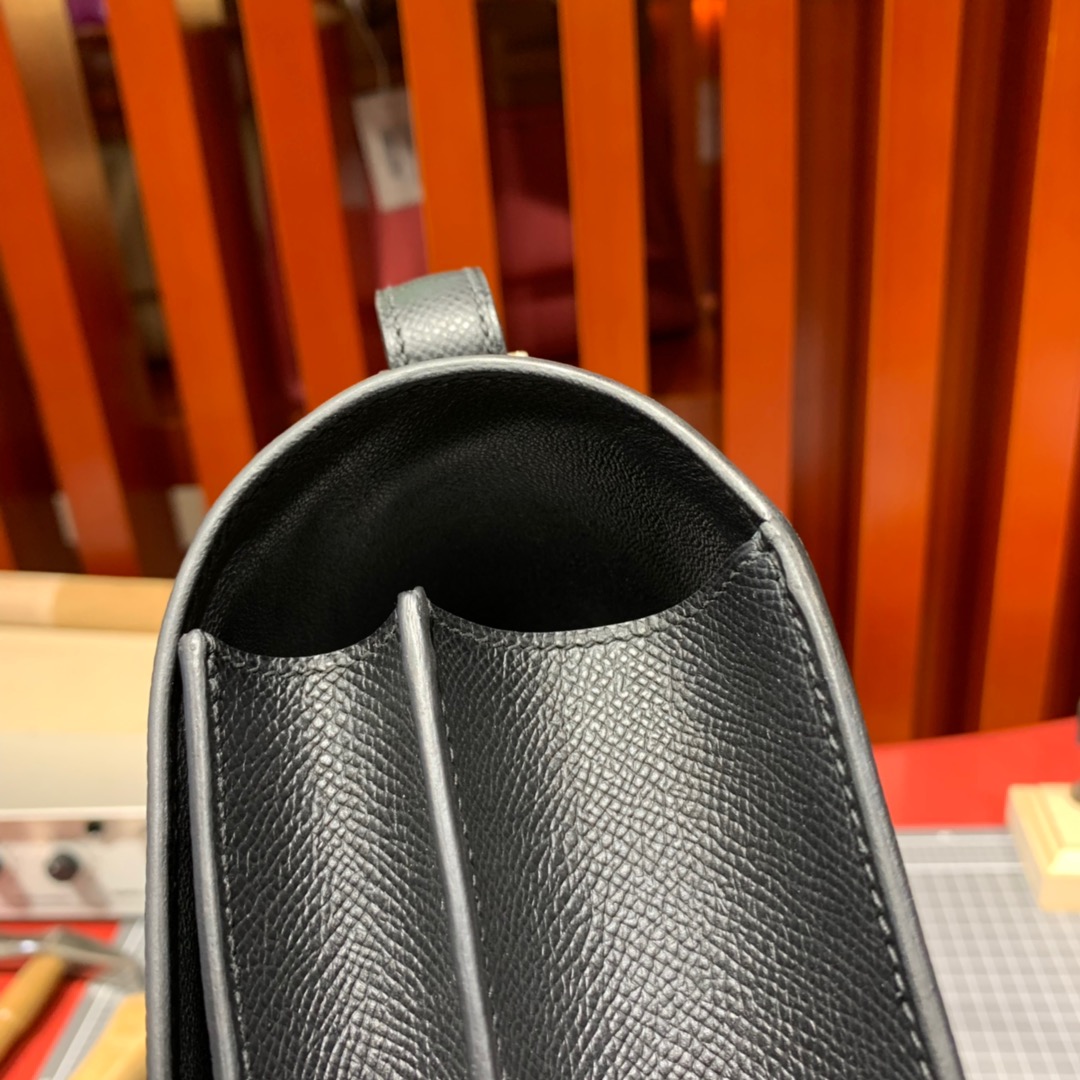现货 爱马仕康斯坦包 Hermes Constance24CM 黑色Epsom皮 金扣