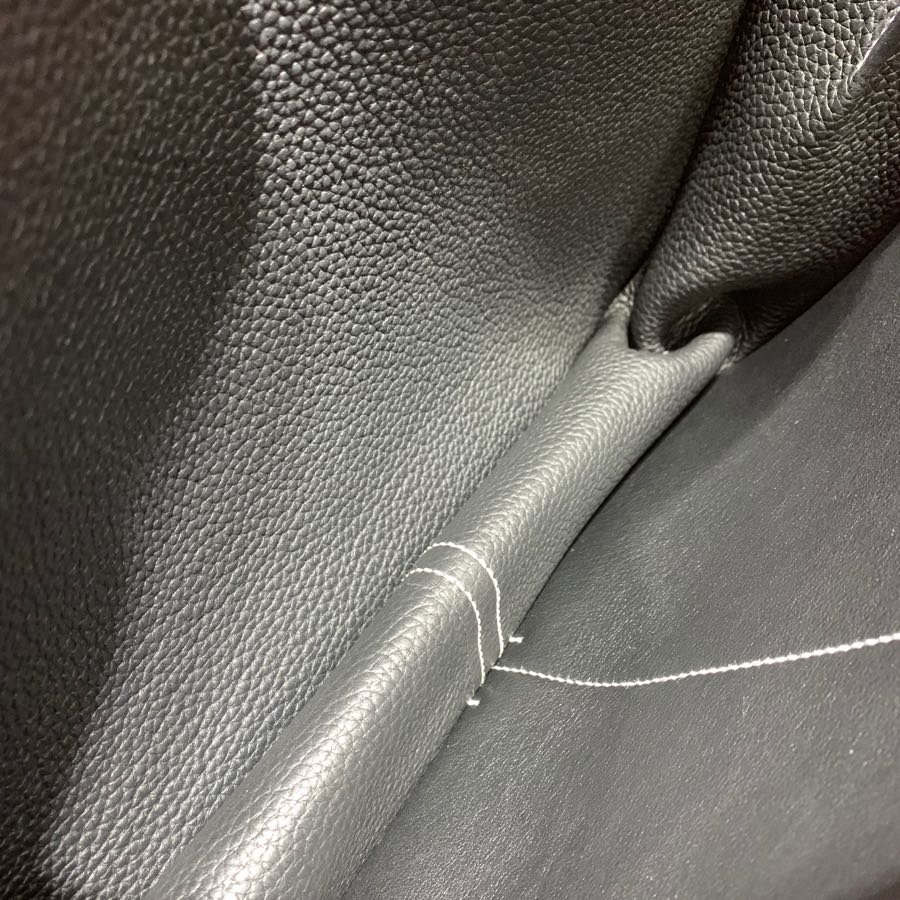 现货 爱马仕马蹄包价格 Hermes Halzan31CM 黑色进口Tc皮手提包